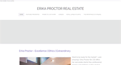 Desktop Screenshot of erikaproctor.com